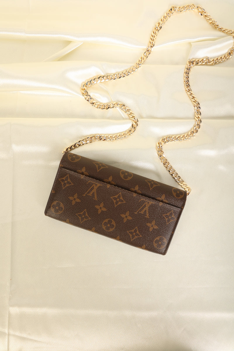 Louis Vuitton Monogram Short Wallet on Chain – SFN