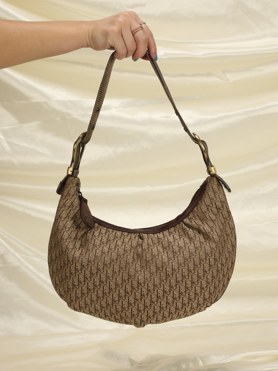 Dior Monogram Croissant Shoulder Bag – SFN