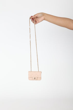 Chanel Caviar 22C Beige Cardholder Belt Bag – SFN