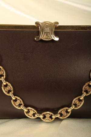 Ultra-Rare Celine Triomphe Chain Pochette