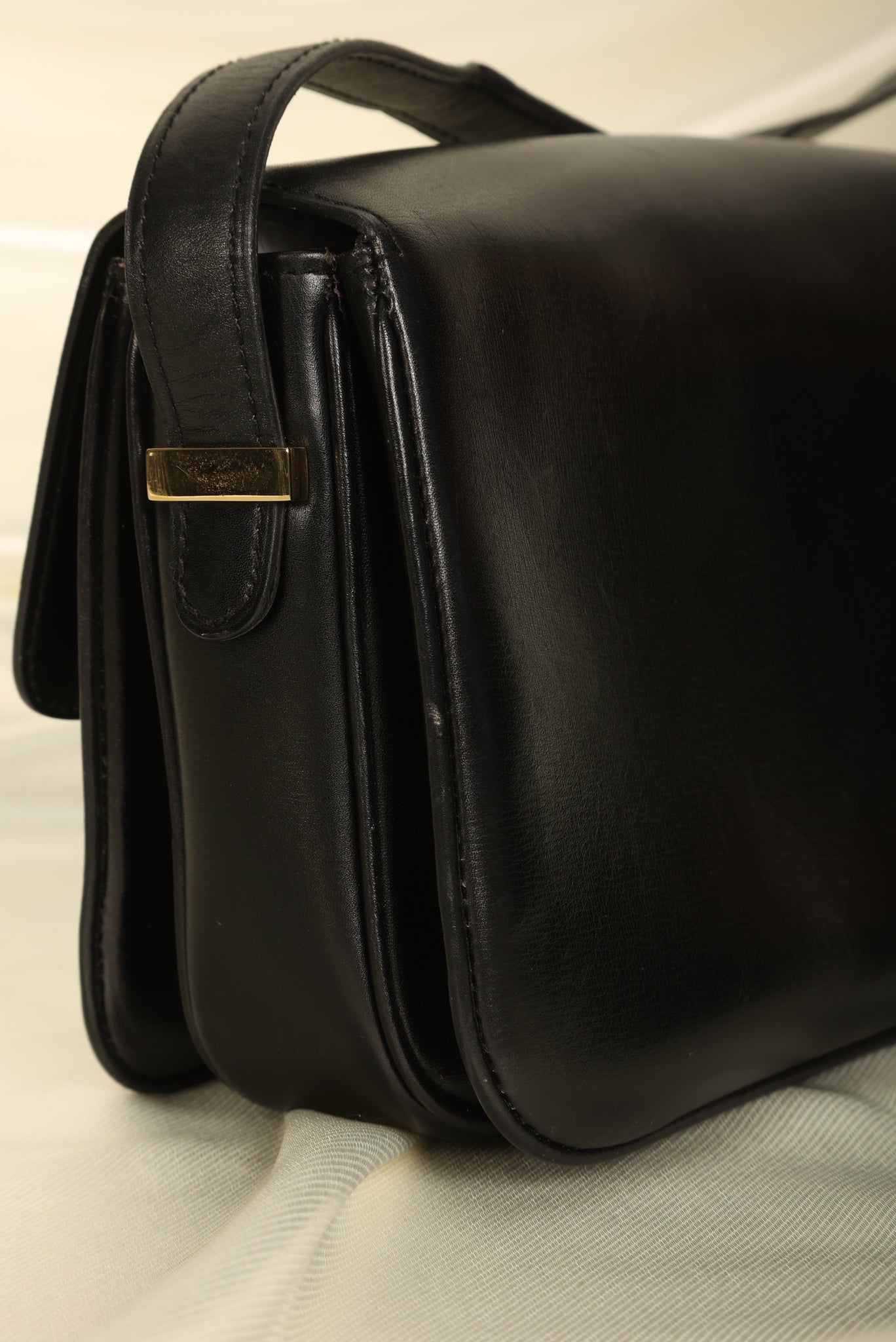 Celine Triomphe Boxcalf Shoulder Bag