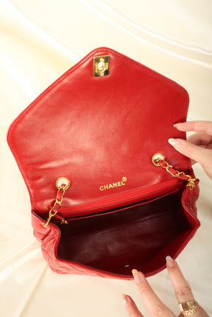 Chanel Lambskin Turnlock Flap Bag