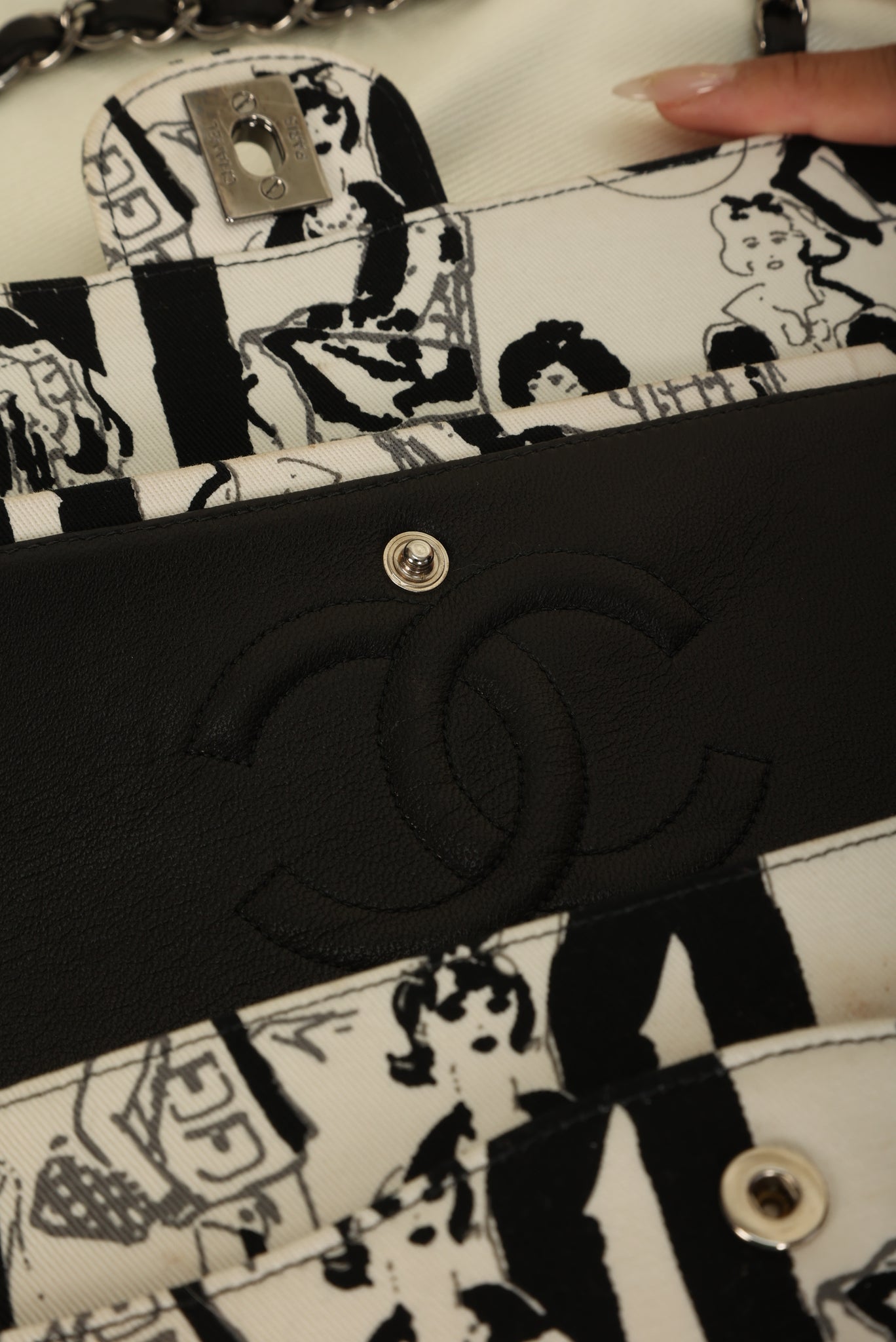 Ultra-Rare Chanel Coco Mademoiselle Canvas Double Flap