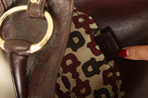 Gucci Leather Horsebit Pochette