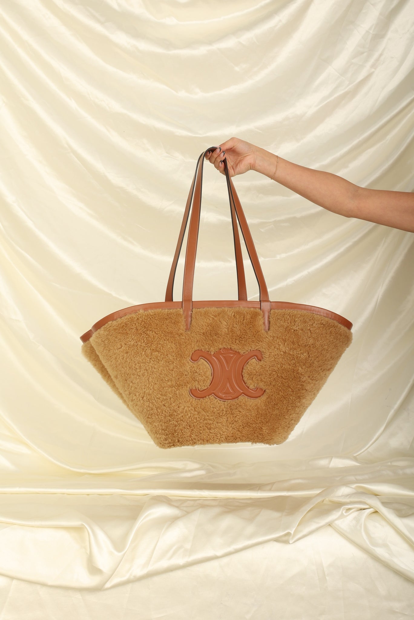 Extremely Rare Celine 2022 Large Triomphe Teddy Tote