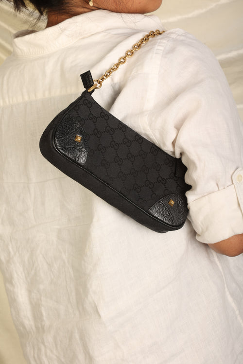Gucci GG Canvas Pochette, Gucci Handbags