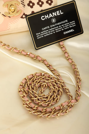 Extremely Rare Chanel 2005 Satin Camellia Mini Crossbody