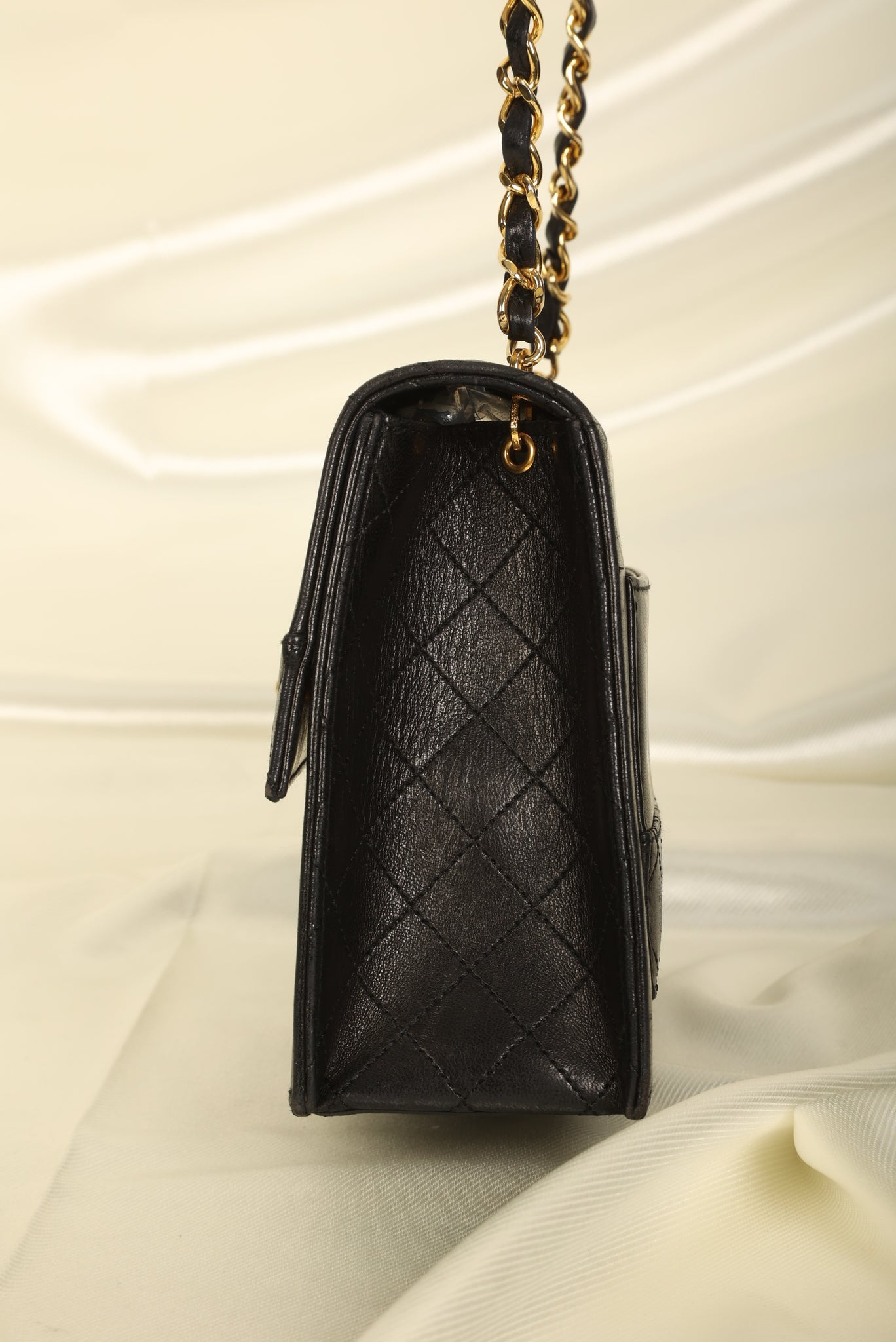 Rare Chanel Lambskin Mini Trapezoid with Pouch