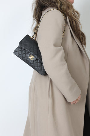 Chanel 2002 Caviar Small Double Flap