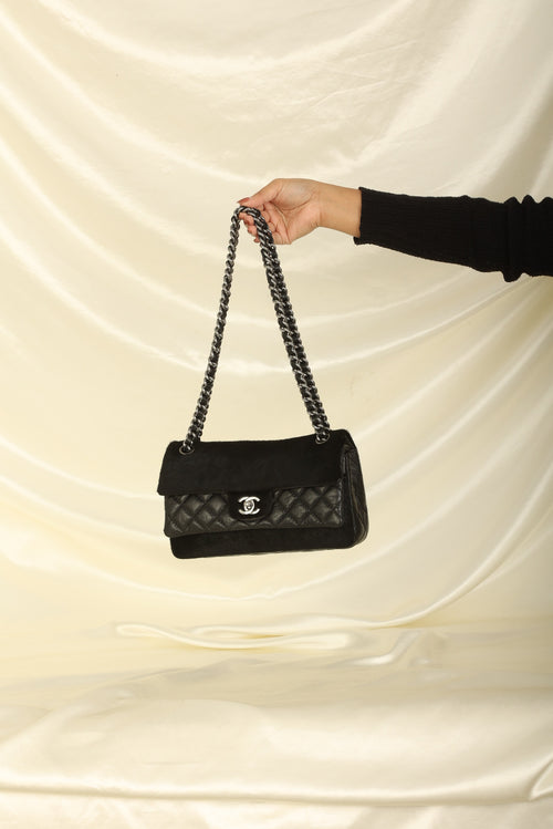 Chanel White Quilted Caviar Medium Double Flap Bag, Spring - Summer 2006