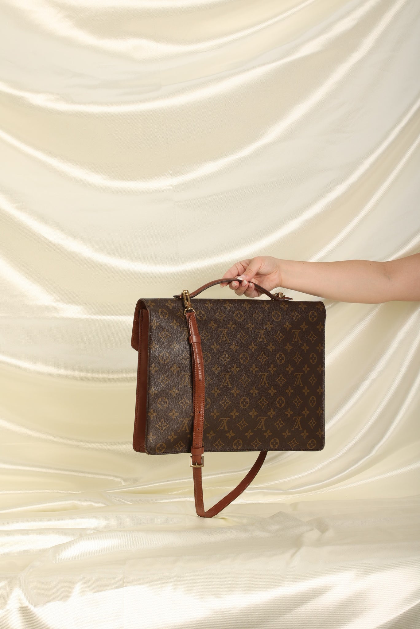 Louis Vuitton, Bags, Soldvintage Louis Vuitton Monogram Briefcase