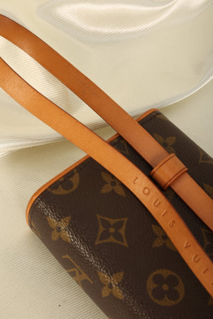 Louis Vuitton Monogram Pochette Florentine S Belt Bag M51855 Brown –  Timeless Vintage