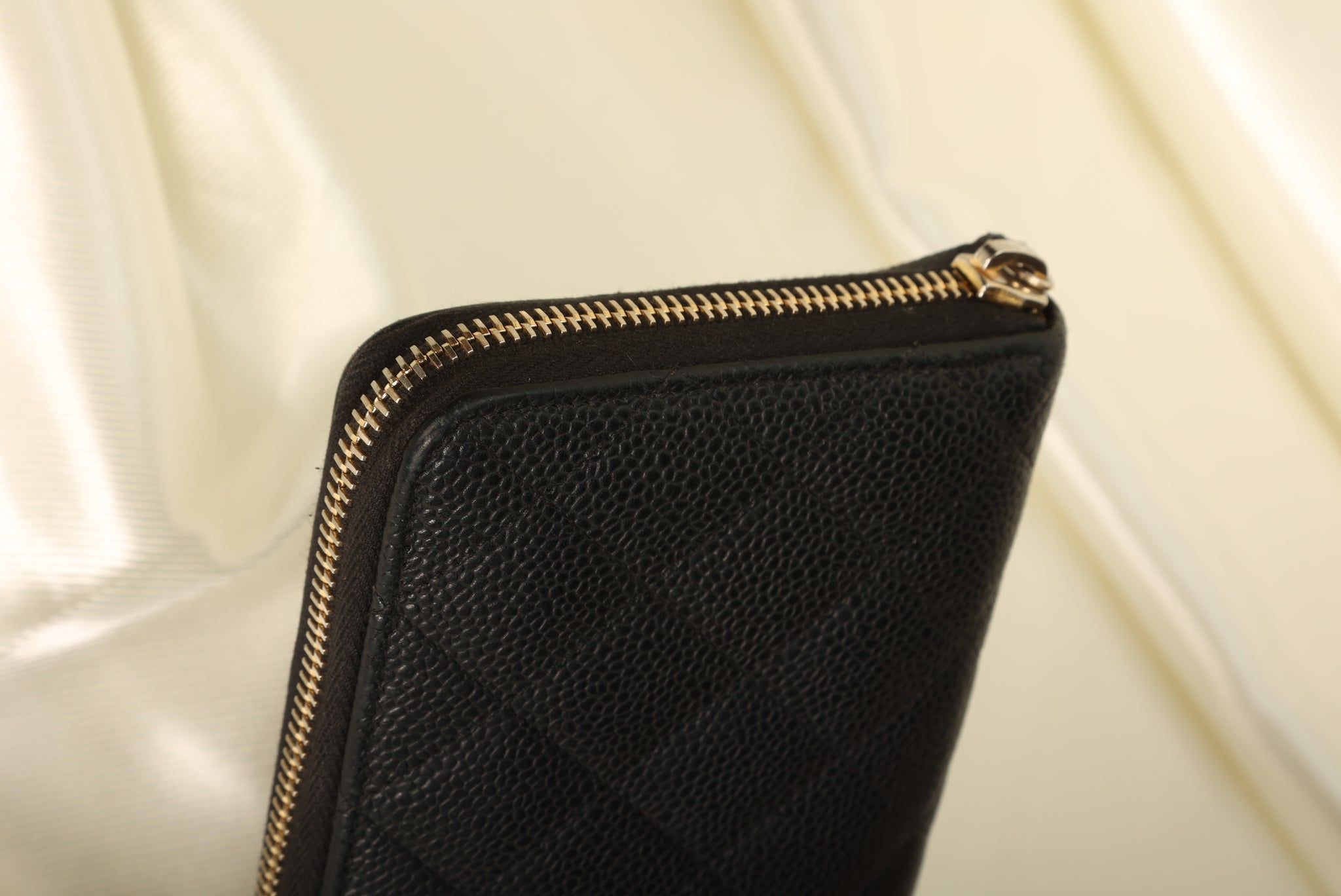 Chanel Caviar Quilted Wallet