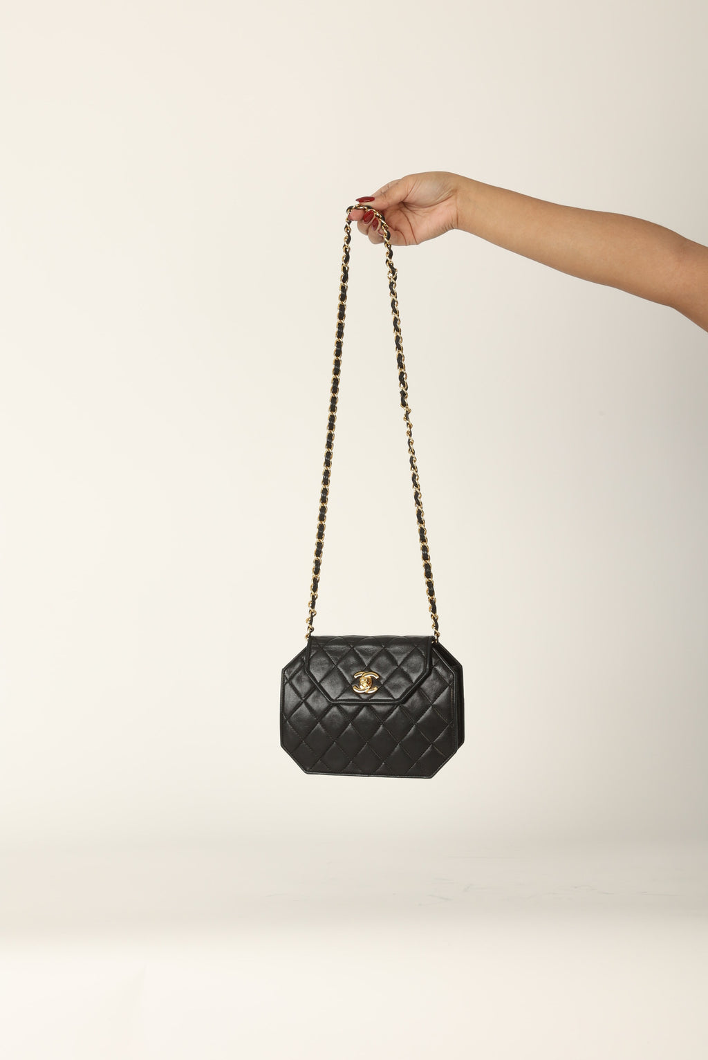 Chanel Double Turn Lock Shoulder Bags for Women