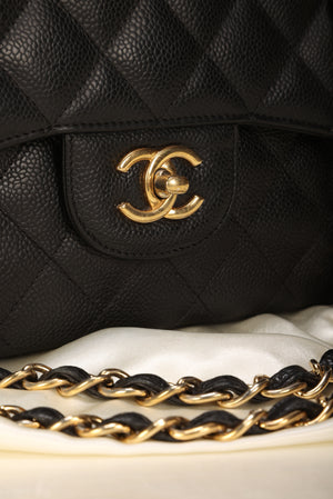 Chanel Caviar Jumbo Classic Flap