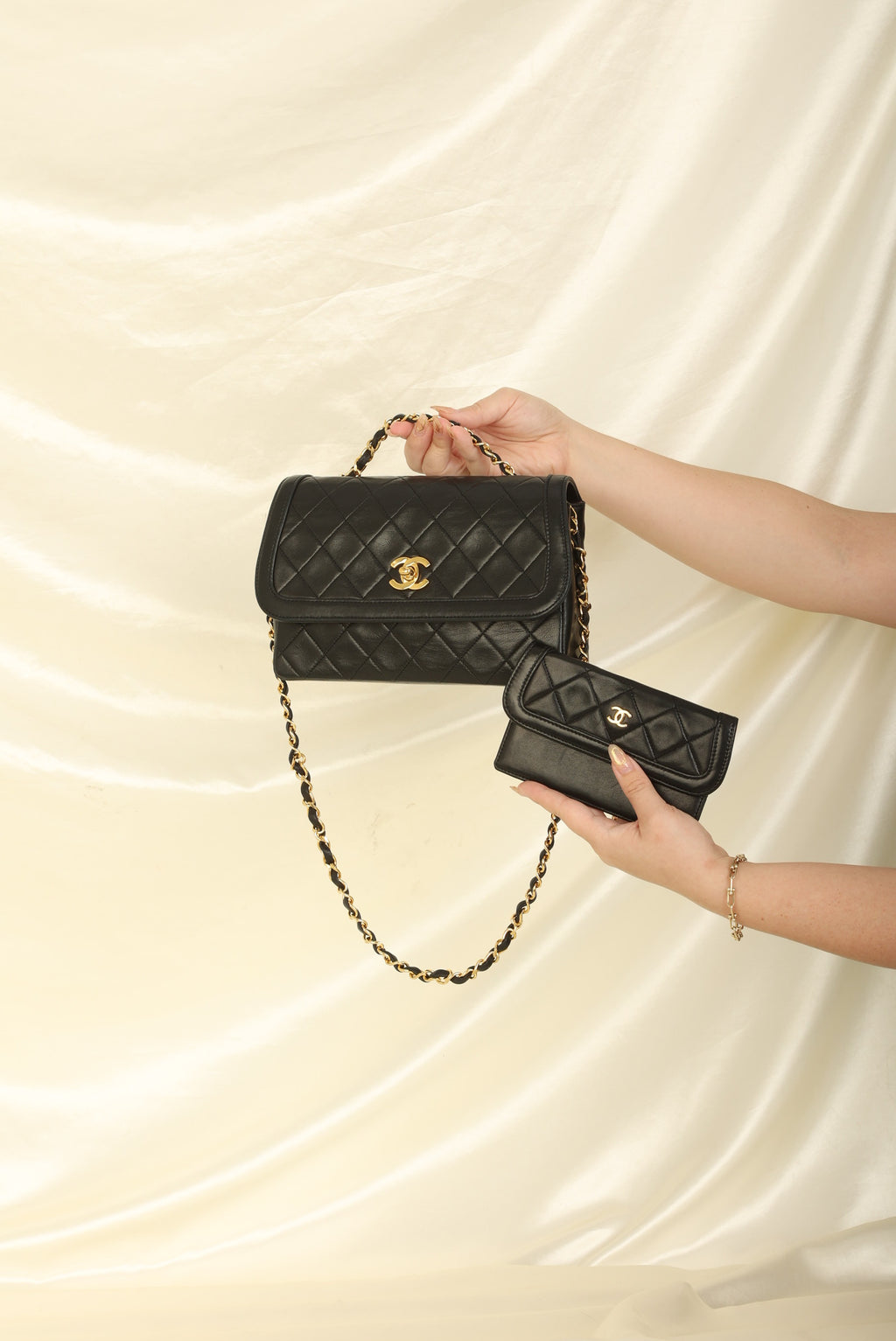 Rare Chanel Nano Velvet Flap Bag – SFN