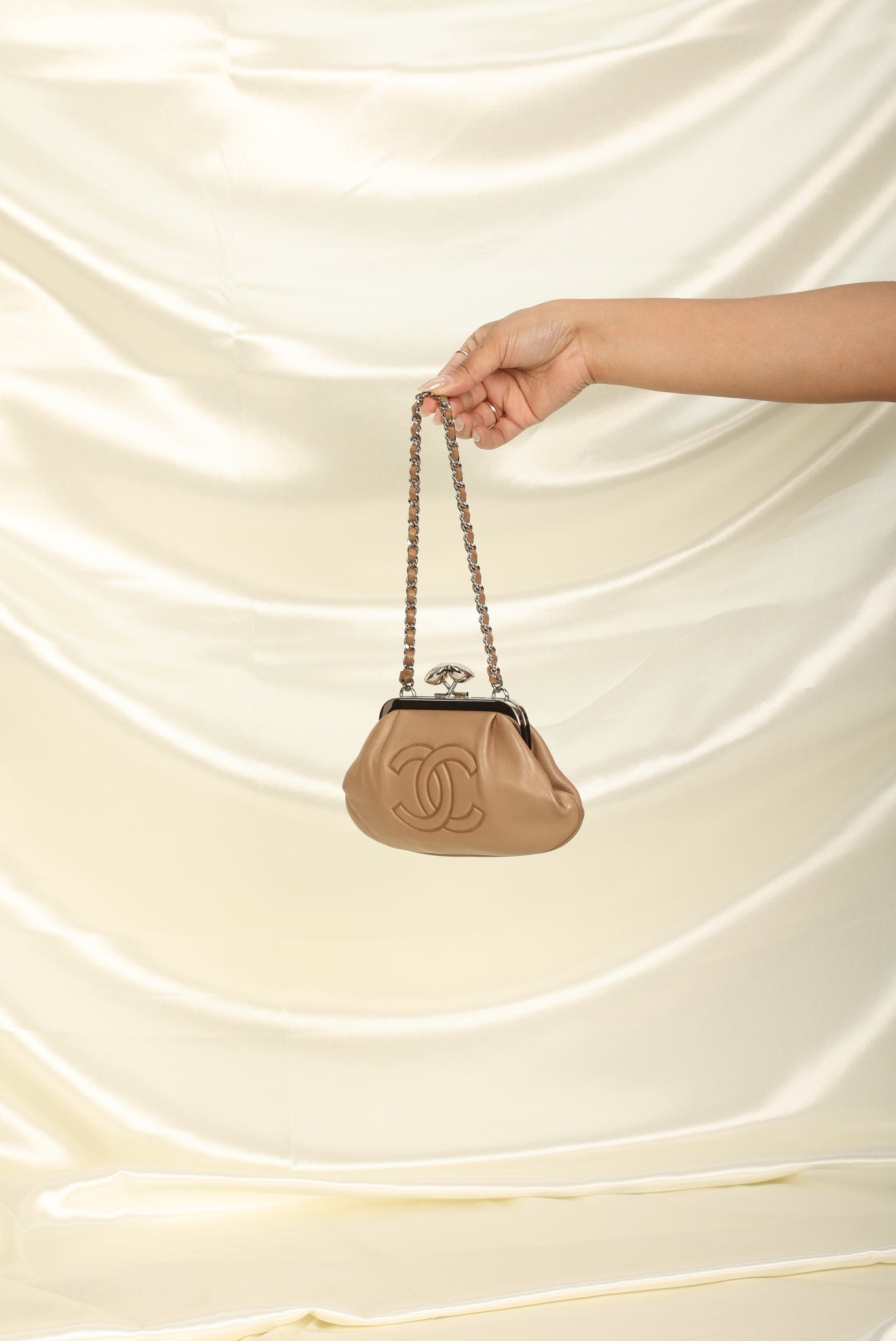 Chanel Kisslock Mini Chain Bag