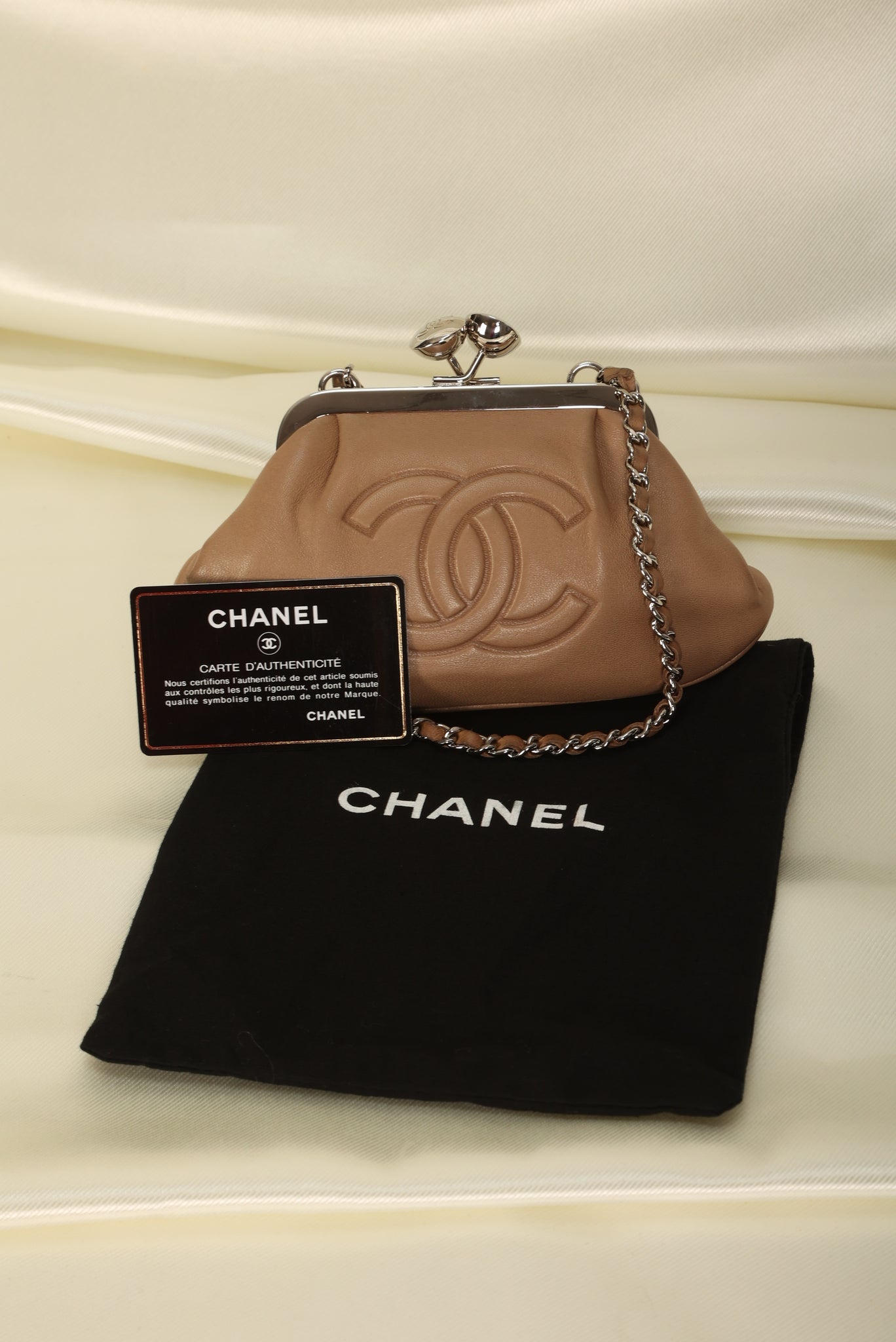 Chanel Kisslock Mini Chain Bag