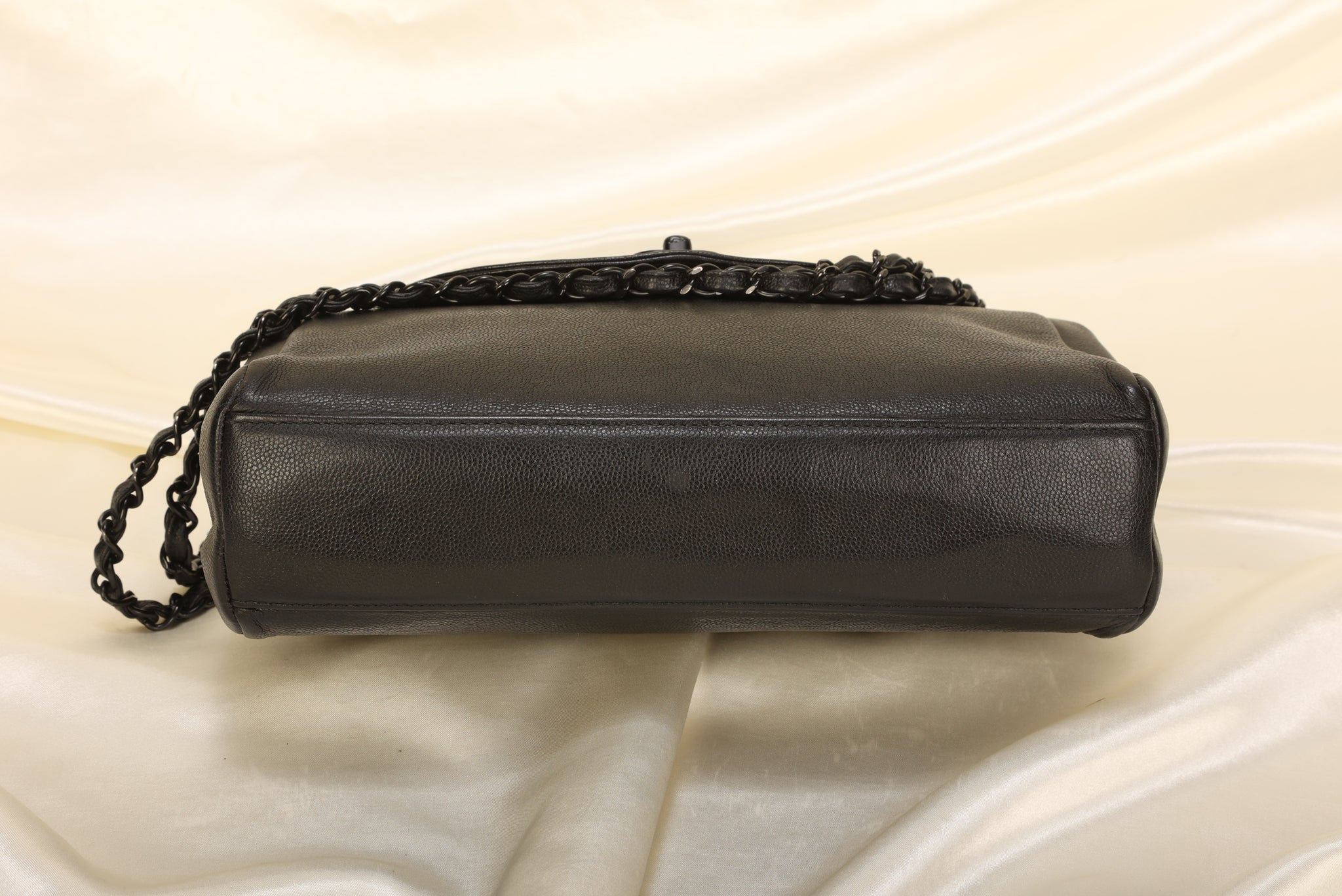 Rare Chanel Caviar So Black Shoulder Bag