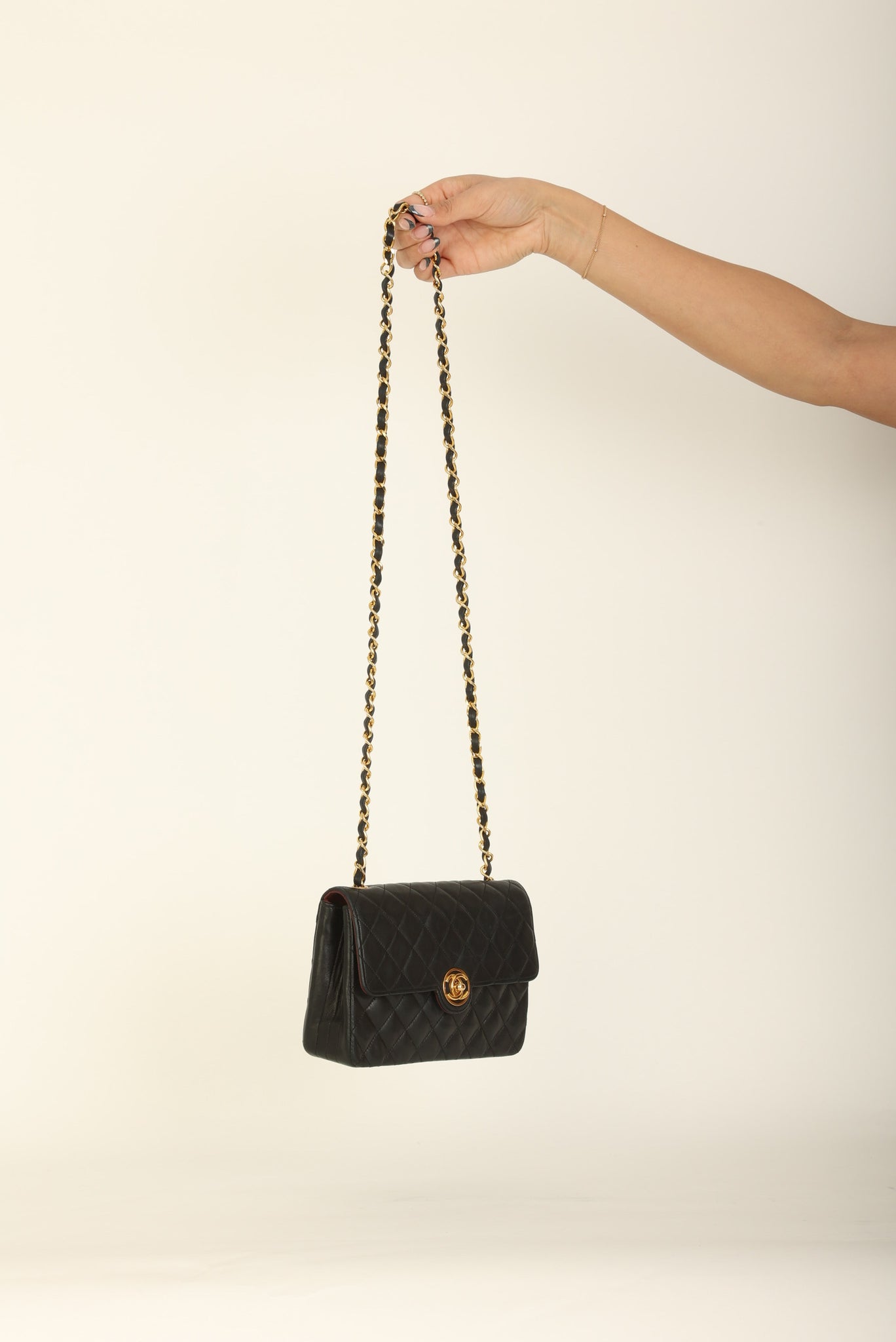 Chanel 1989 Lambskin Mini Flap Bag