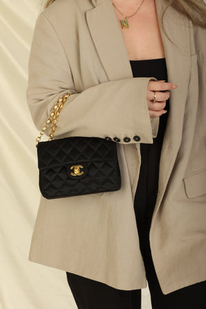 Rare Chanel Satin Bijoux Mini Flap