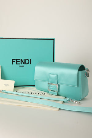 Limited Edition Fendi x Tiffany Satin Baguette