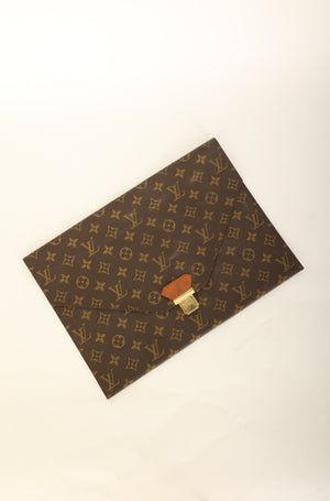 Louis Vuitton, Accessories, Authentic Louis Vuitton Portfolio Porte  Monogram Folder Documents Clutch