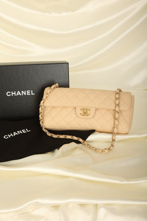 Extremely Rare Chanel 2008 Caviar East West Flap