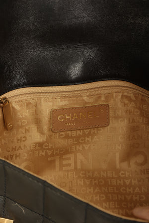 Rare Chanel Lambskin Re-Issue Chocolate Bar