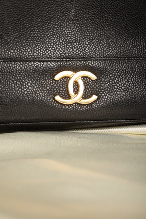 Chanel Caviar Mini Logo Tote