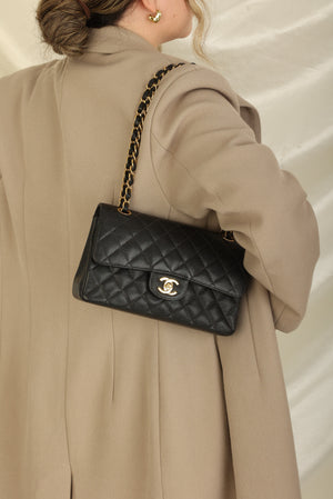 Chanel 2003 Caviar Small Double Flap