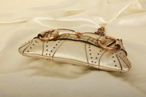 Rare Gucci Metallic Horsebit Pochette
