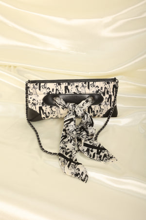 Extremely Rare Chanel Coco Scarf Pochette