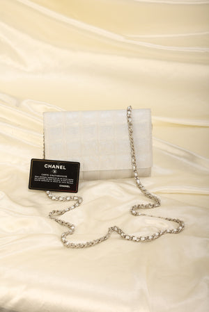 Chanel Nylon Metallic Wallet on Chain