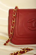 Chanel Lambskin Red Mini Full Flap – SFN