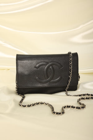 Chanel Caviar Wallet On Chain