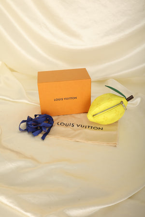 Ultra-Rare 2022 Louis Vuitton x Virgil Abloh Lemon Pouch