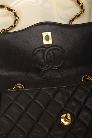 Rare Chanel Lambskin Wave Flap Bag