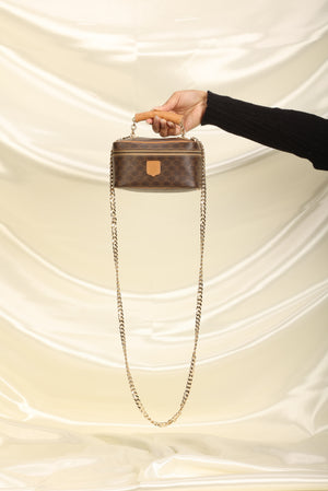 Celine Triomphe Mini Chain Vanity Bag