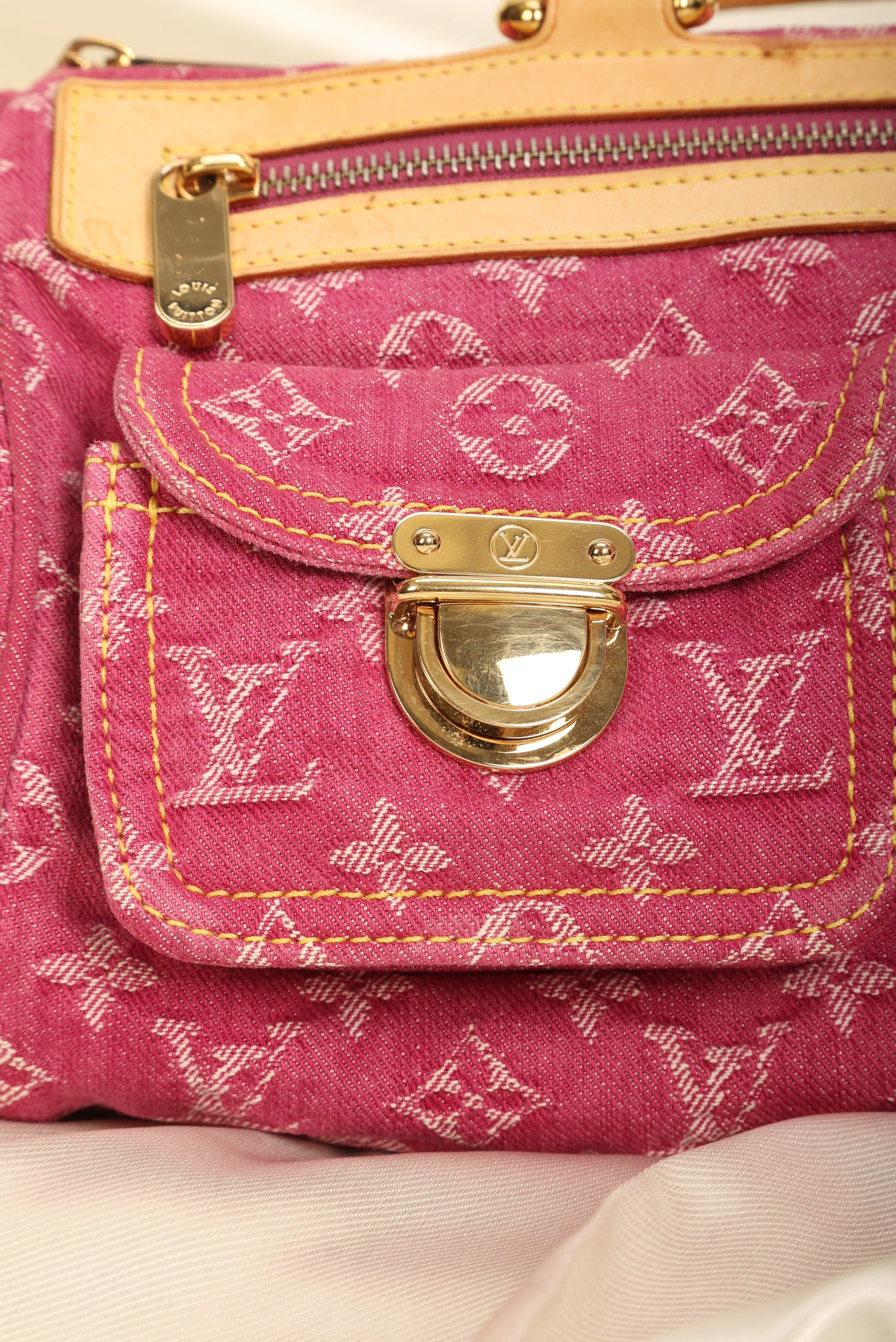 Louis Vuitton Neo Speedy Bag Denim at 1stDibs