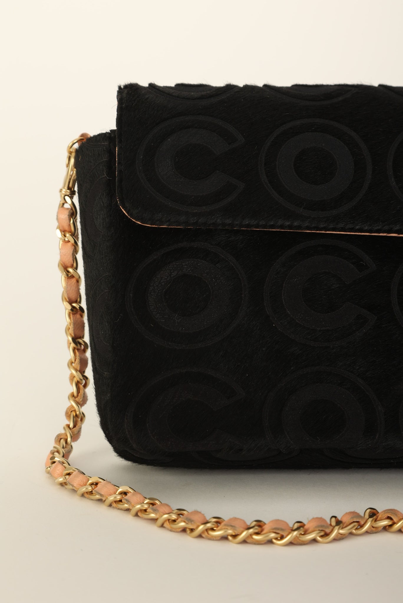 Chanel 2000 Ponyhair Coco East West Flap