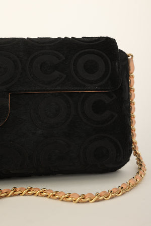 Chanel 2000 Ponyhair Coco East West Flap
