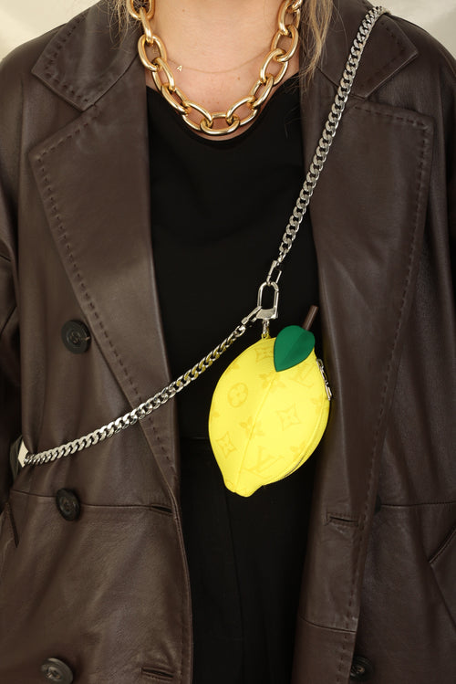 Brand New/Sold Out /Virgil Abloh/Louis Vuitton Lemon Pouch in