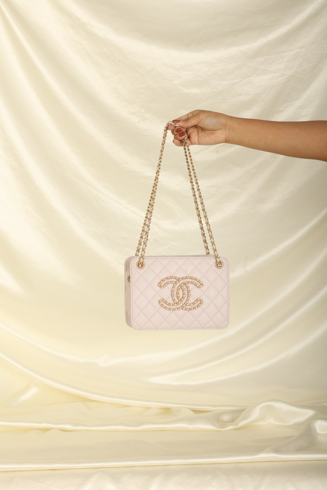 Pre-owned Chanel Beaute Vip Gift Big Ivory White Tote Shopper Bag Boxed
