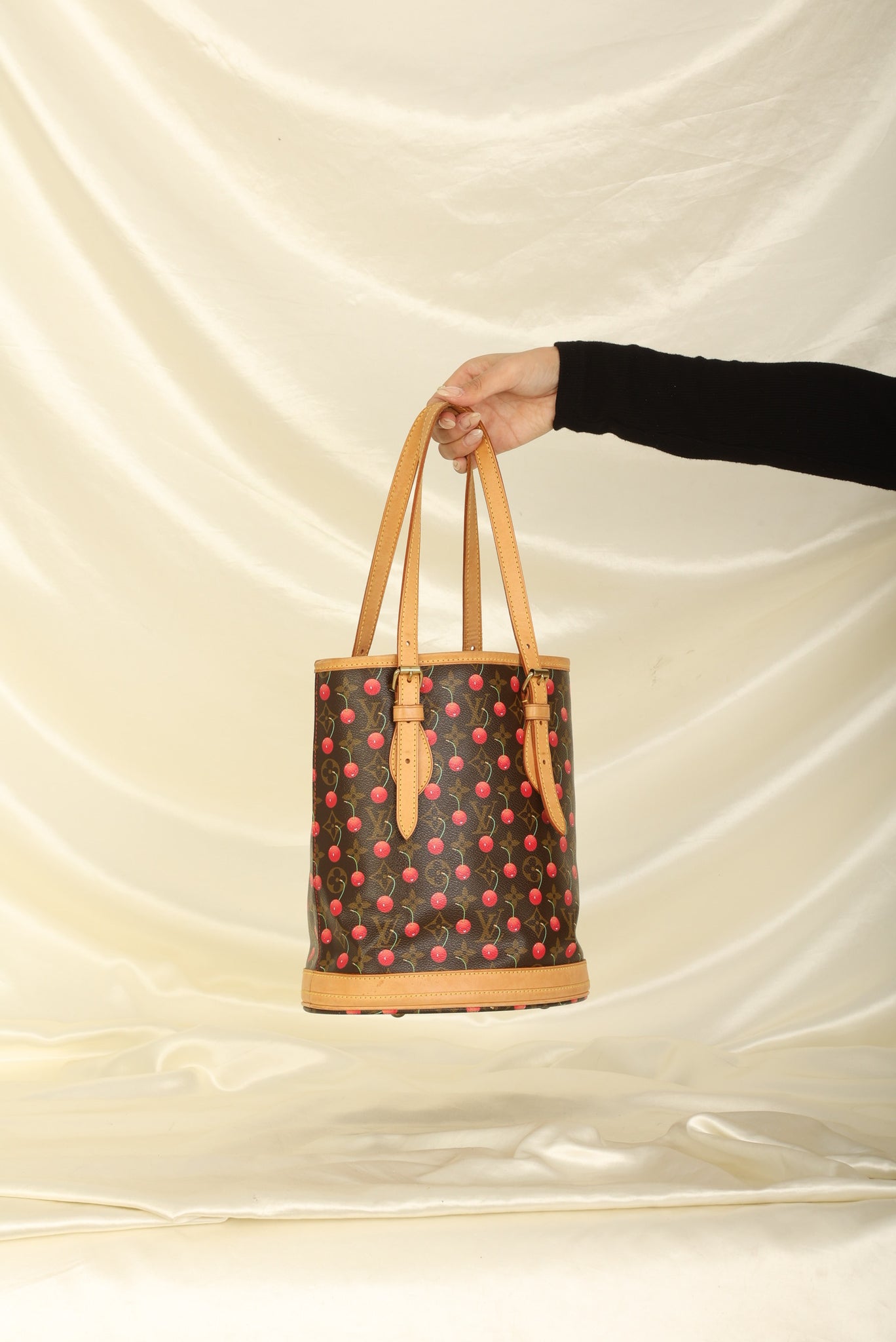 Limited Edition Louis Vuitton Murakami Cherry Bucket Bag – SFN