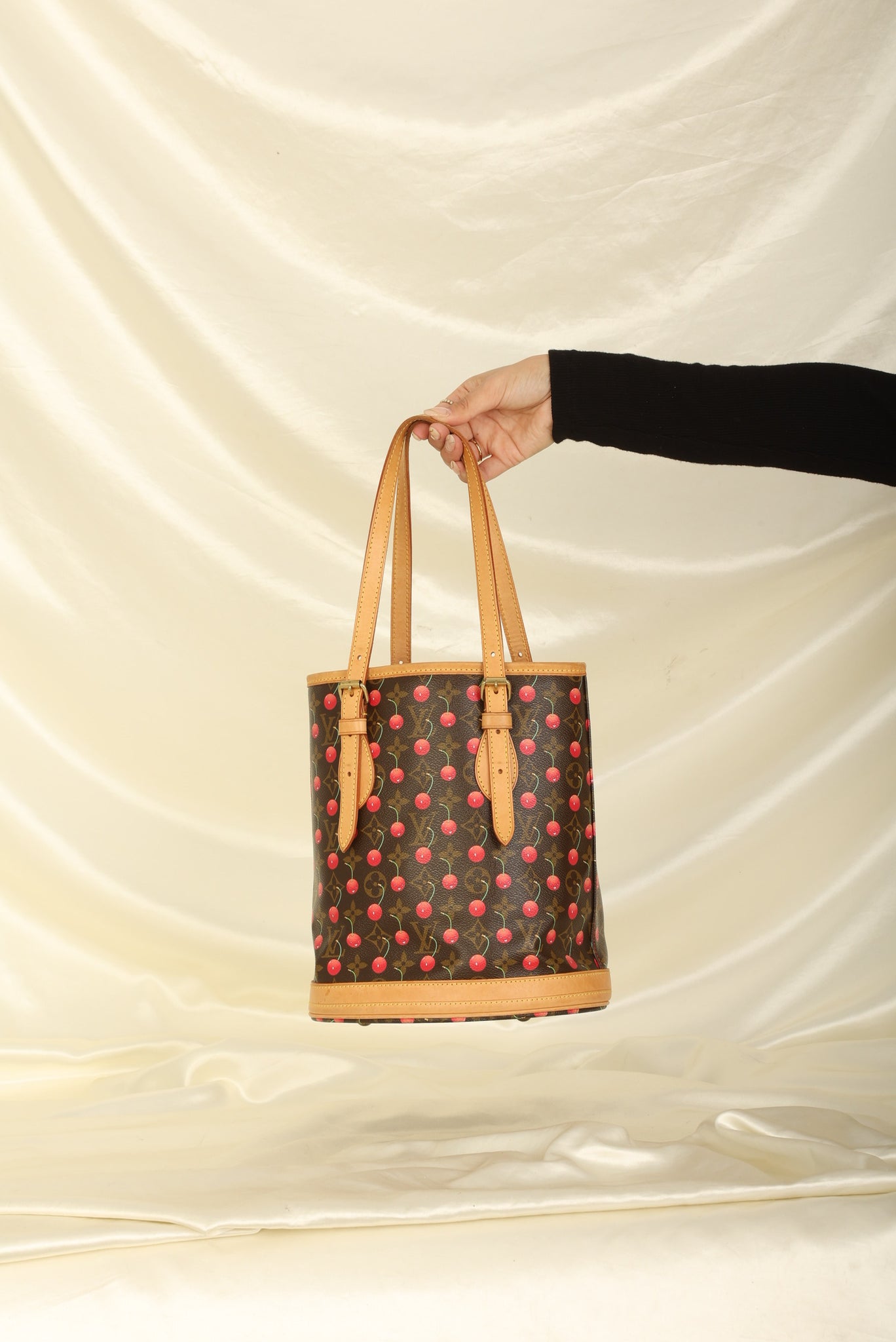 Louis Vuitton Cerises Cherry Bucket Bag Takashi Murakami Cerises