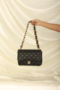 CHANEL Lambskin Quilted Mini CC Funky Town Flap Black 1120319