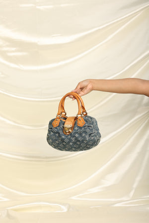 Louis Vuitton, Bags, Louis Vuitton Denim Pleaty Mini