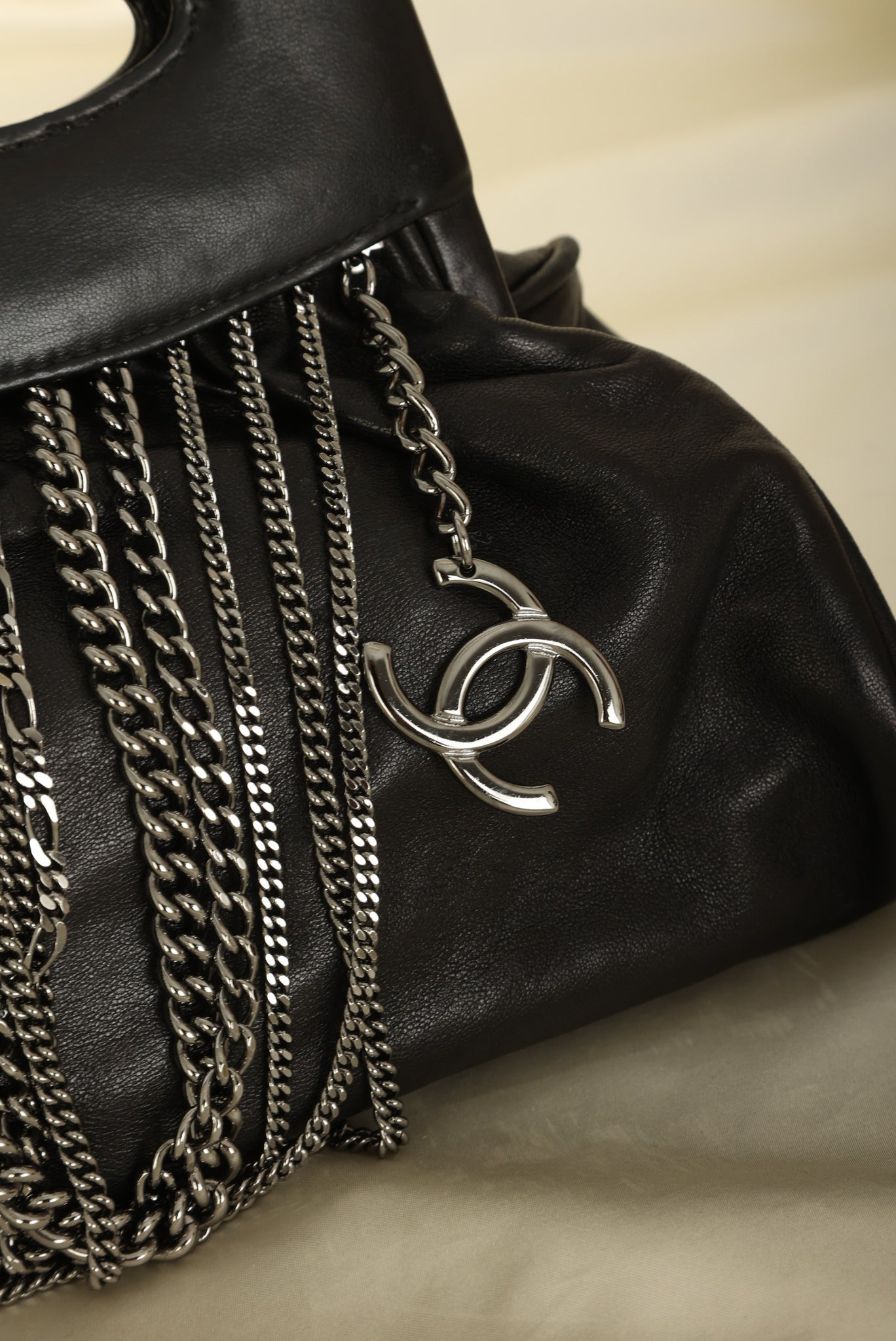Extremely Rare Chanel Chain Handle Bag