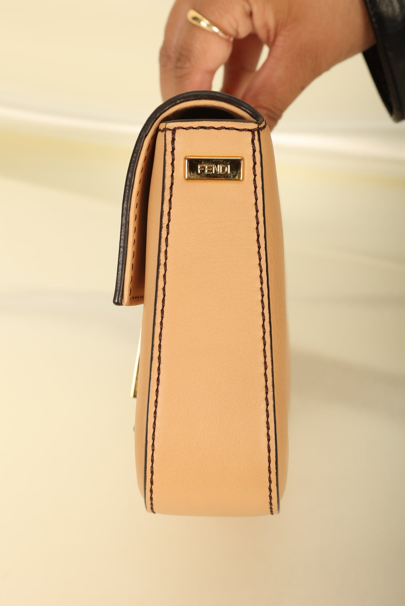 Fendi 2019 Leather Baguette